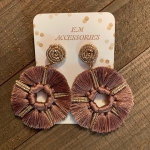 Brown and Gold Tassels